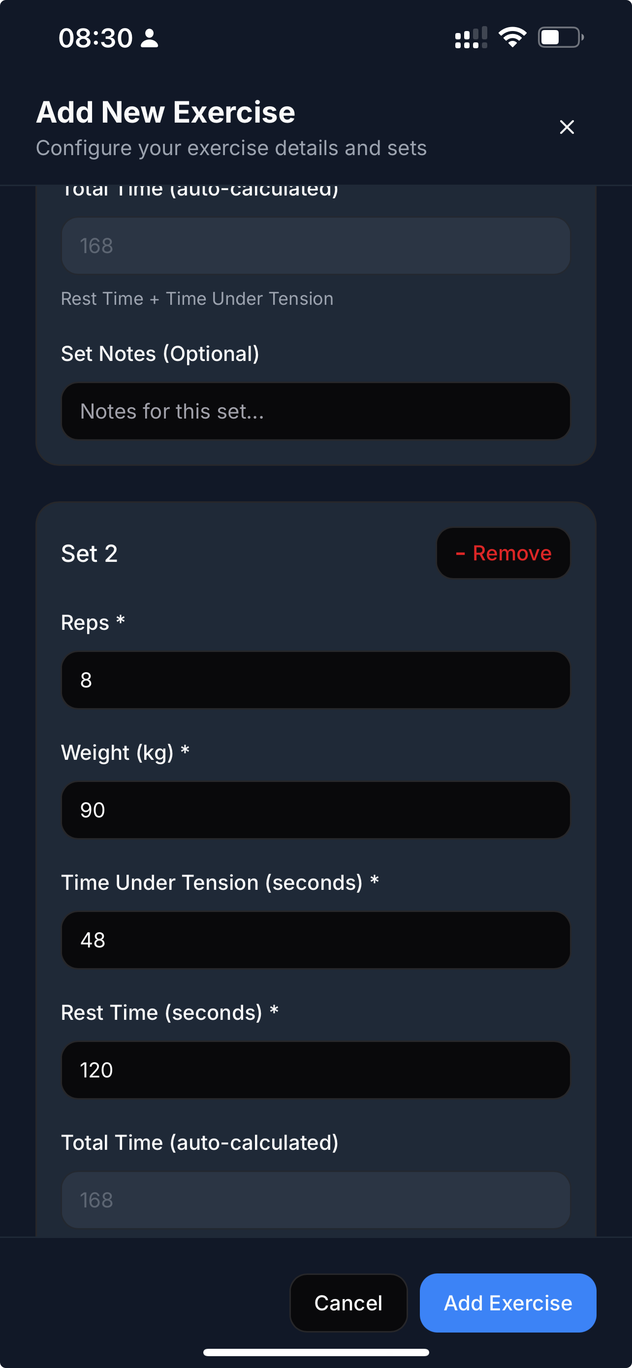 Workout tracking tutorial 10