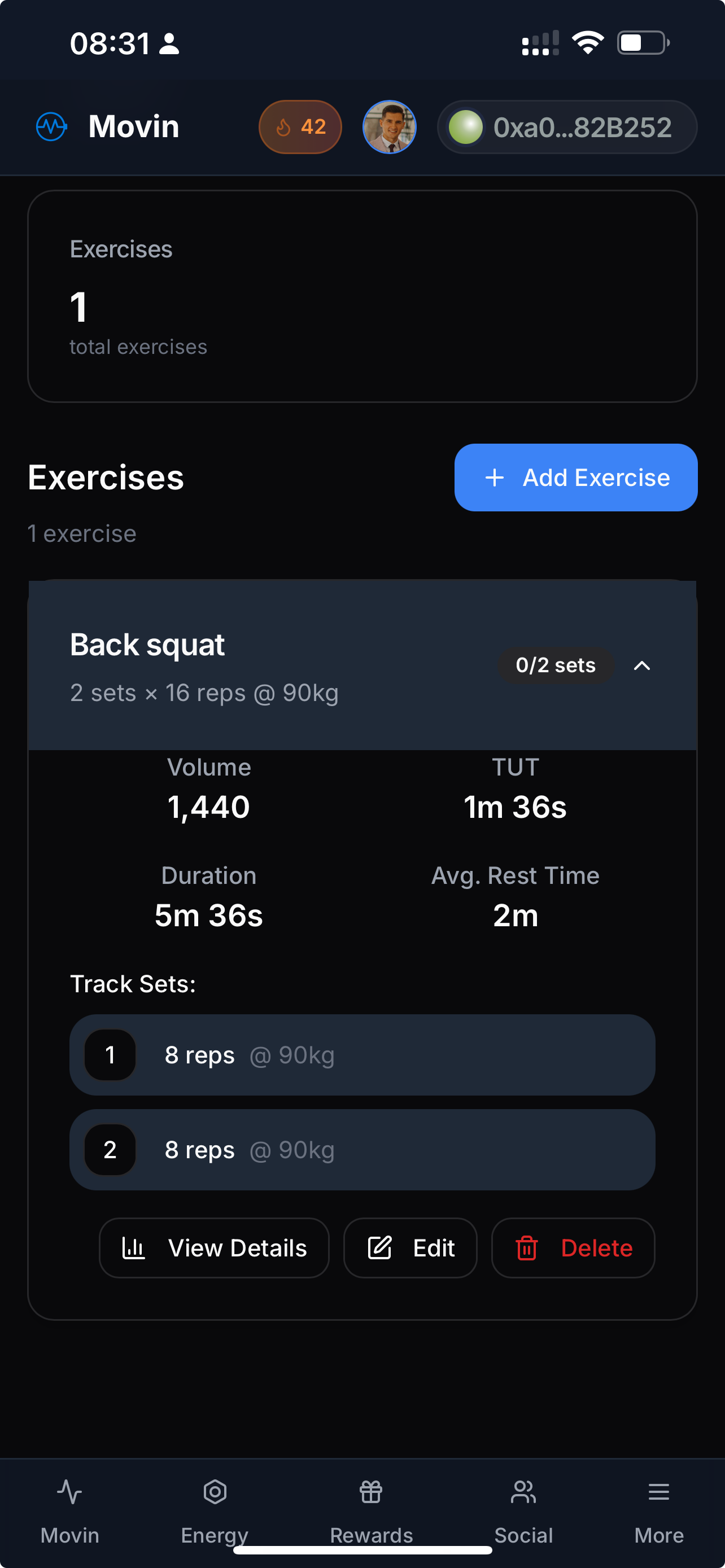 Workout tracking tutorial 12