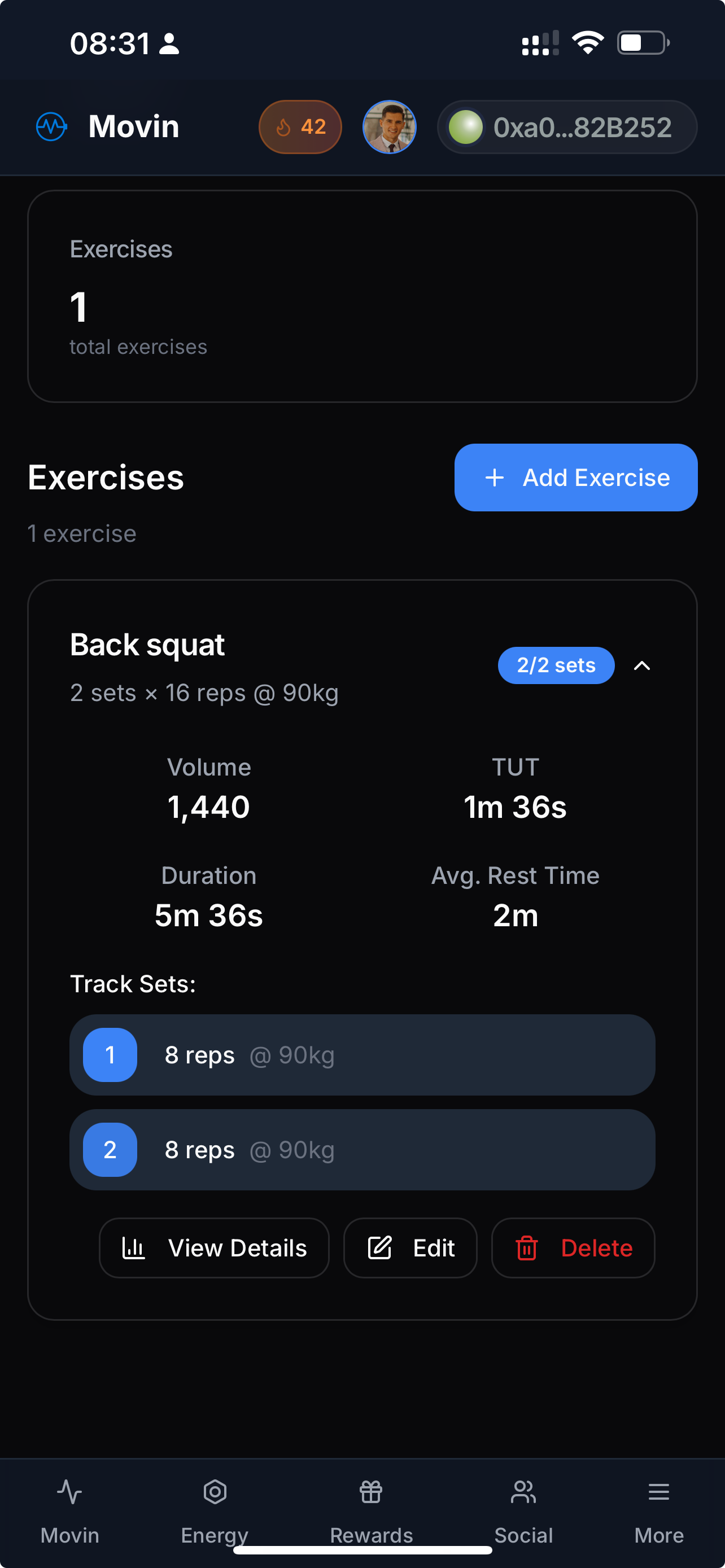 Workout tracking tutorial 13