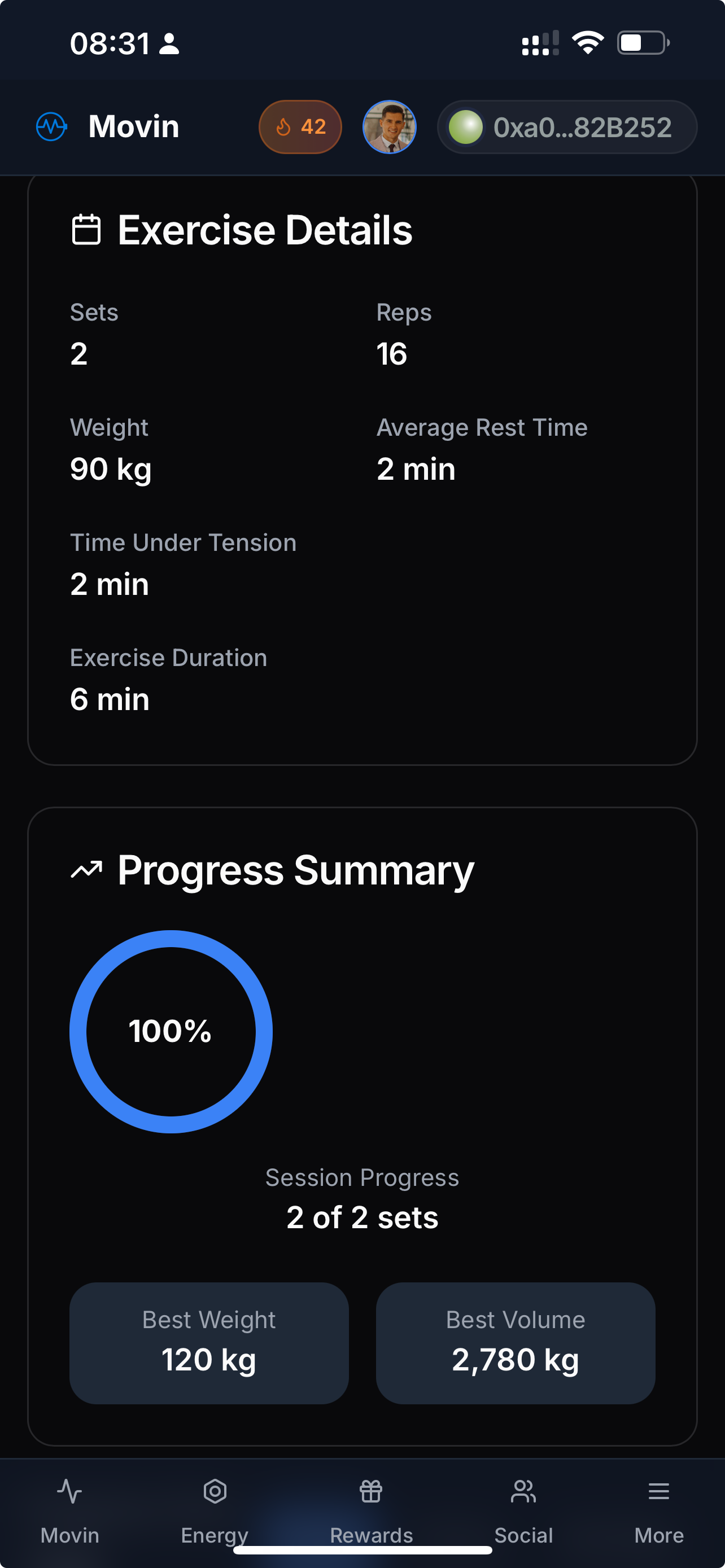 Workout tracking tutorial 15