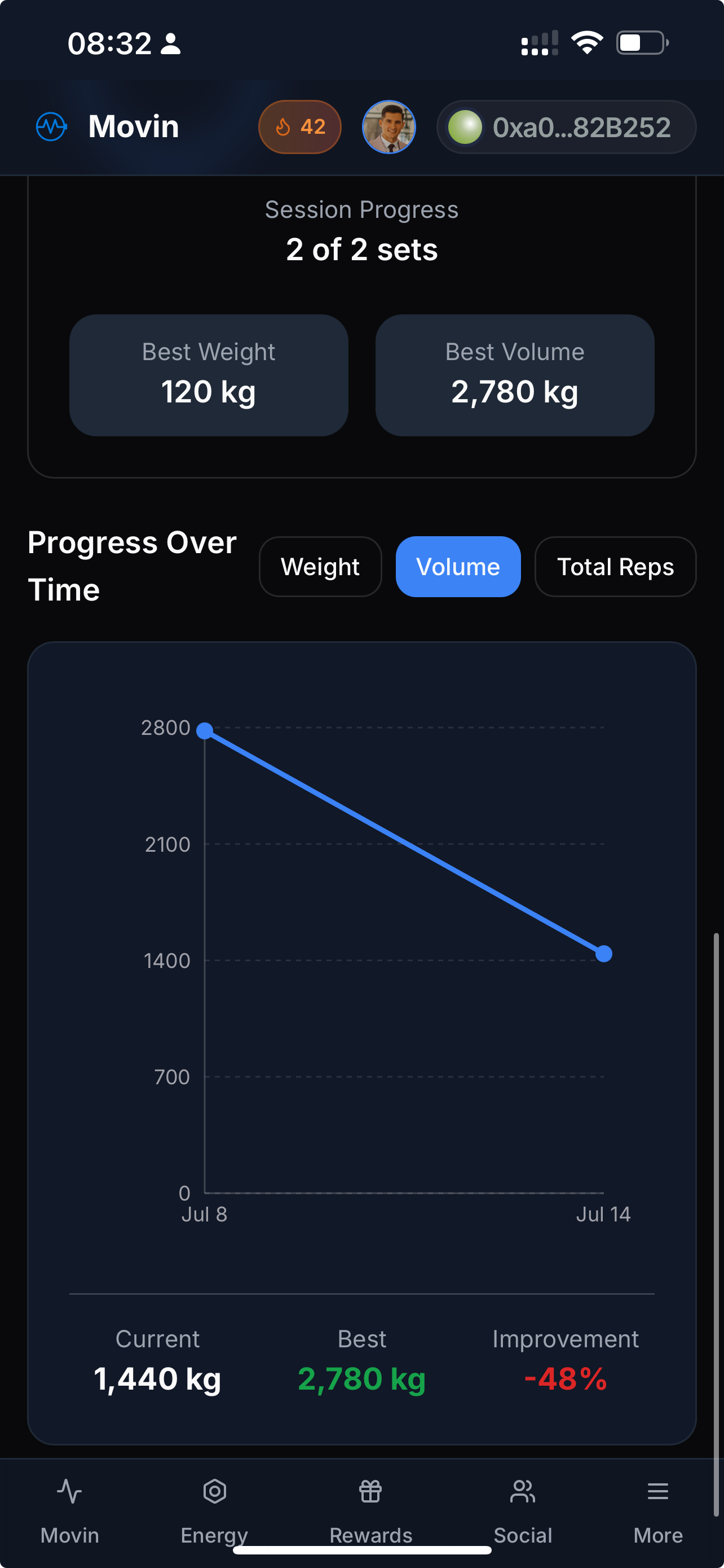Workout tracking tutorial 17