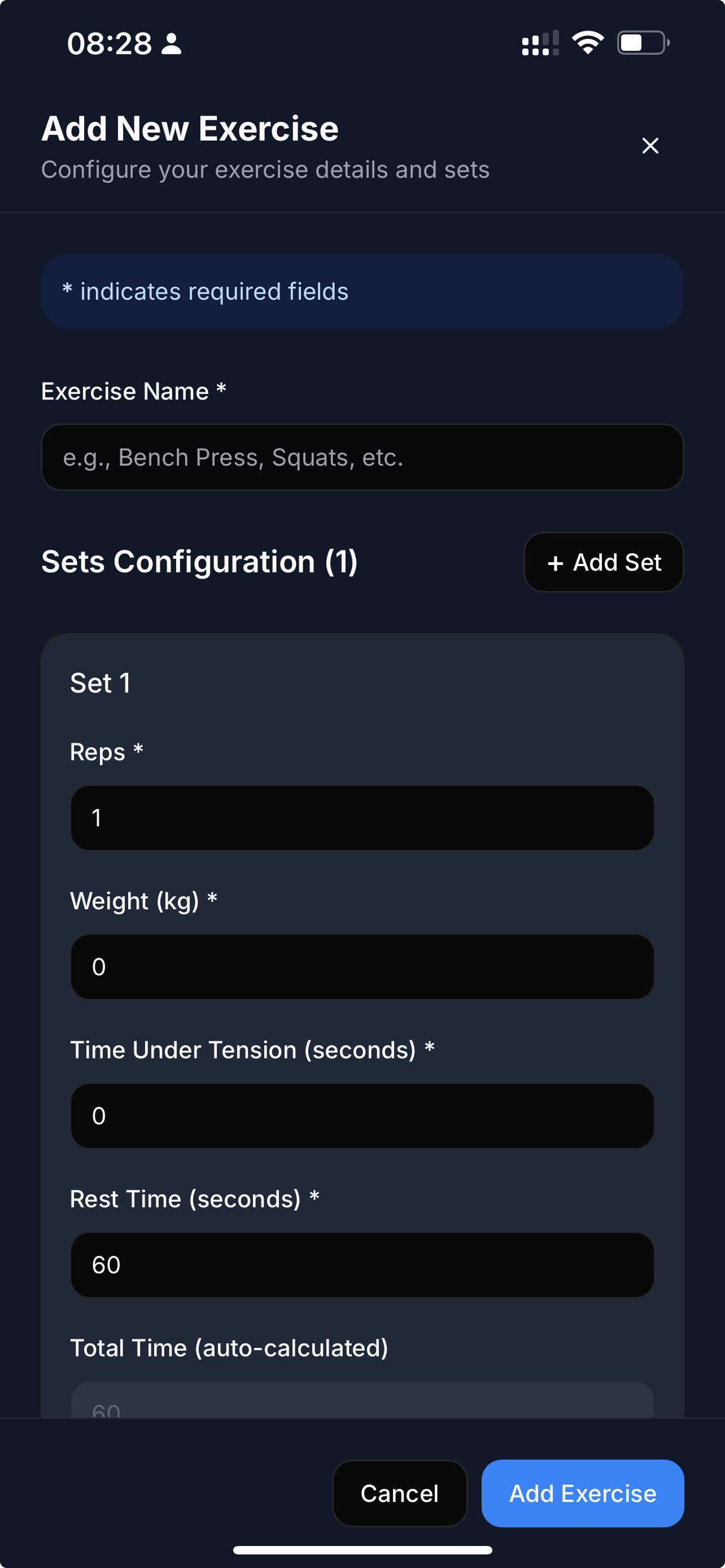 Workout tracking tutorial 7